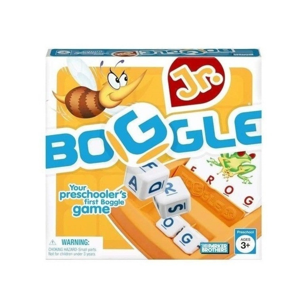 Parker Brothers Boggle Jr Game Preschool Ages 3+ Orange New Educational Spelling